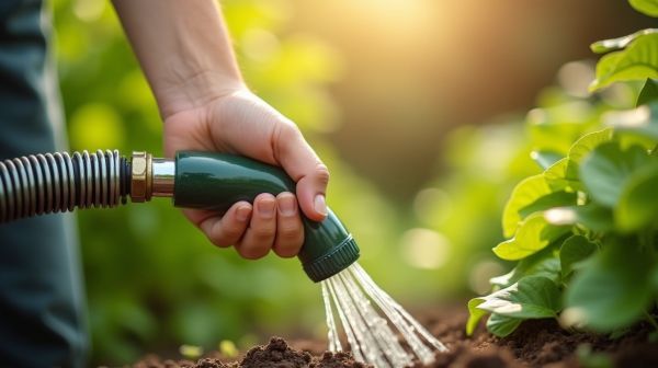 Optimiser l'arrosage avec un enrouleur de tuyau simple et efficace